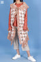 Khaadi Cotton Boho Overlay Jacket In Floral Block Print